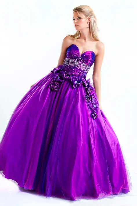 Vestido de 15 años - Color Púrpura o Morado : Vestidos para tu Fiesta