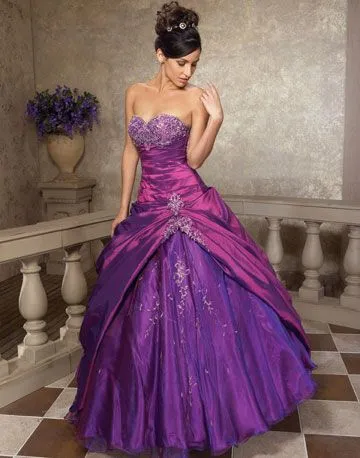Vestido de 15 años - Color Violeta Brillante | Vestidos Para La ... Vestido de 15 años - Color Violeta Brillante | Vestidos Para La ...