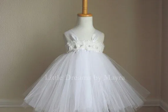 Vestido para bautizo talla recien nacido a por LittledreamsbyMayra