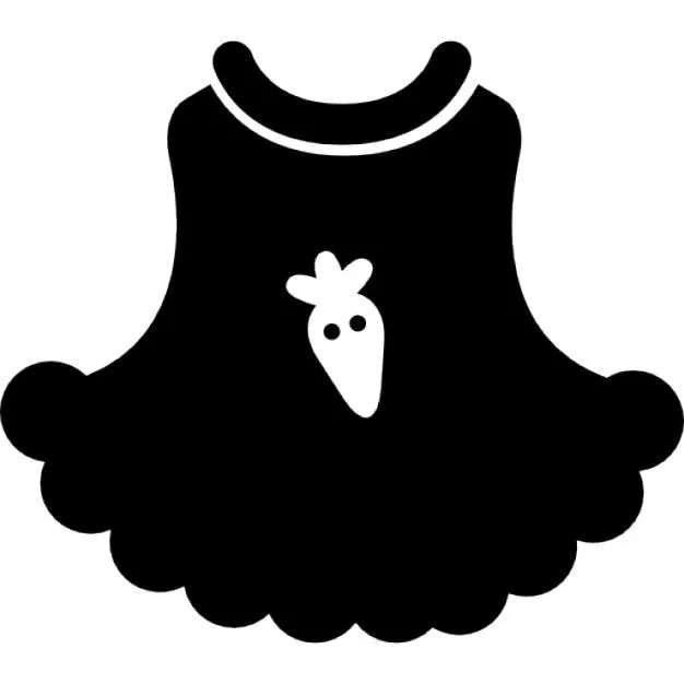 Vestido de bebé con una ilustración de dibujos animados de fresa ... Vestido de bebé con una ilustración de dibujos animados de fresa ...