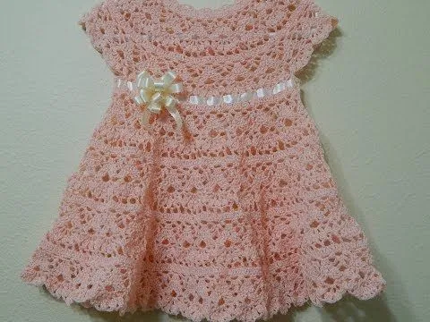 Vestido para Bebe y cualquier talla parte 1 de 2 - YouTube