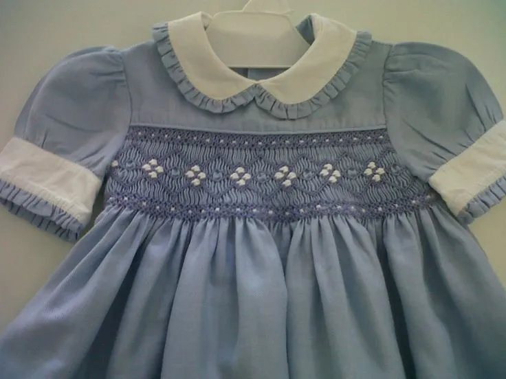 Vestido bordado punto smock | Smoking | Pinterest Vestido bordado punto smock | Smoking | Pinterest