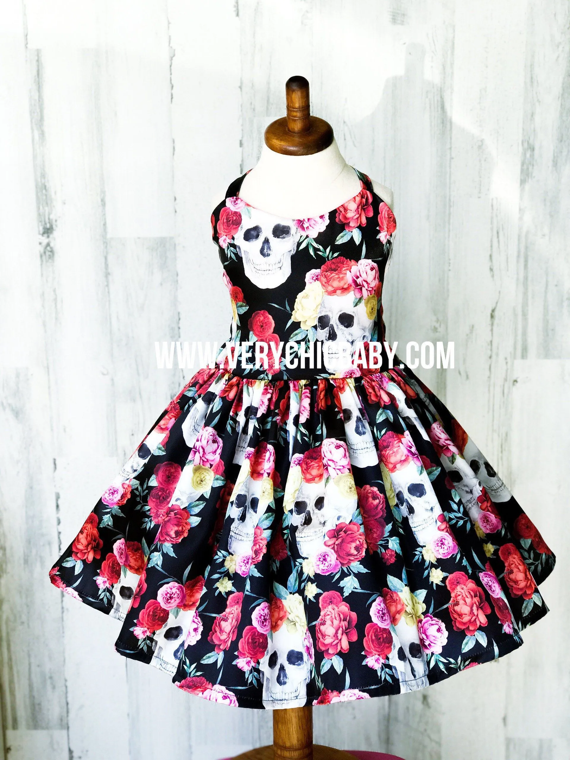 Vestido de calavera vestido de Halloween vestido de Día de - Etsy México