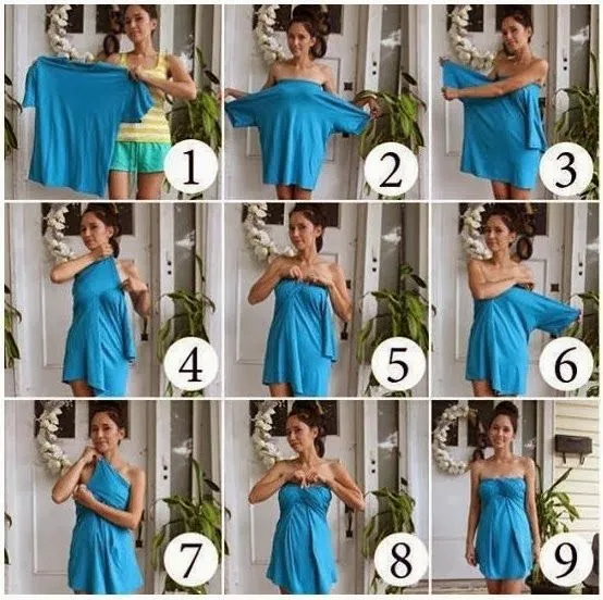 Como hacer un vestido con una camisa - Imagui Como hacer un vestido con una camisa - Imagui