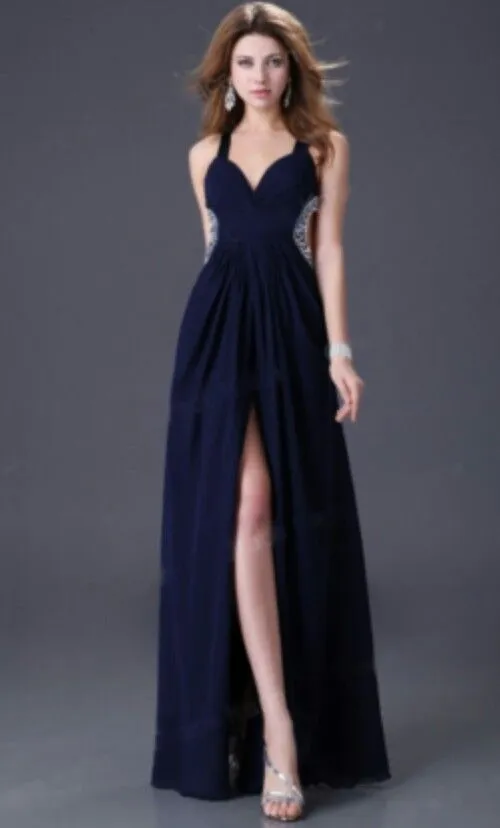 Vestido largo, color azul marino. | Vestidos. | Pinterest | Colors Vestido largo, color azul marino. | Vestidos. | Pinterest | Colors