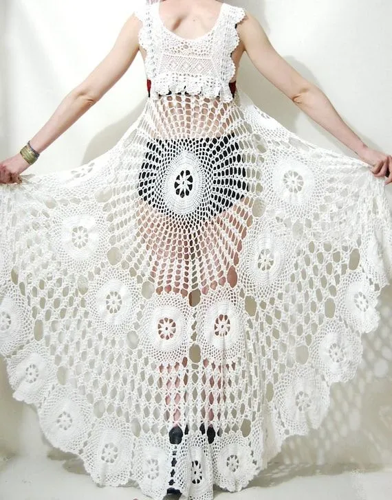 Vestido en crochet para dama paso a paso - Imagui Vestido en crochet para dama paso a paso - Imagui