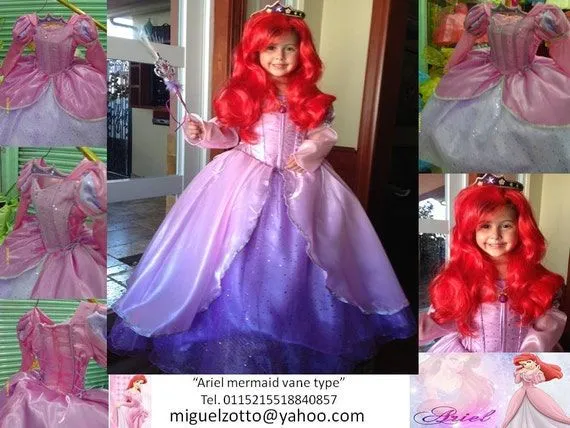 Como hacer un disfraz de Ariel la sirenita - Imagui Como hacer un disfraz de Ariel la sirenita - Imagui
