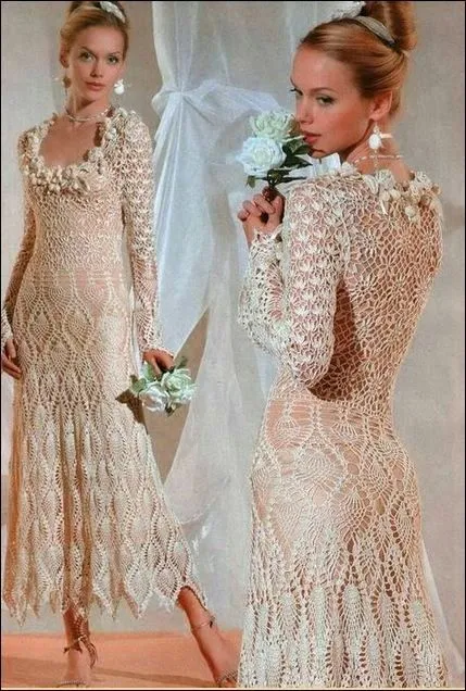 Un vestido de ensueño / patrones crochet gratis | Crochet y Dos agujas Un vestido de ensueño / patrones crochet gratis | Crochet y Dos agujas