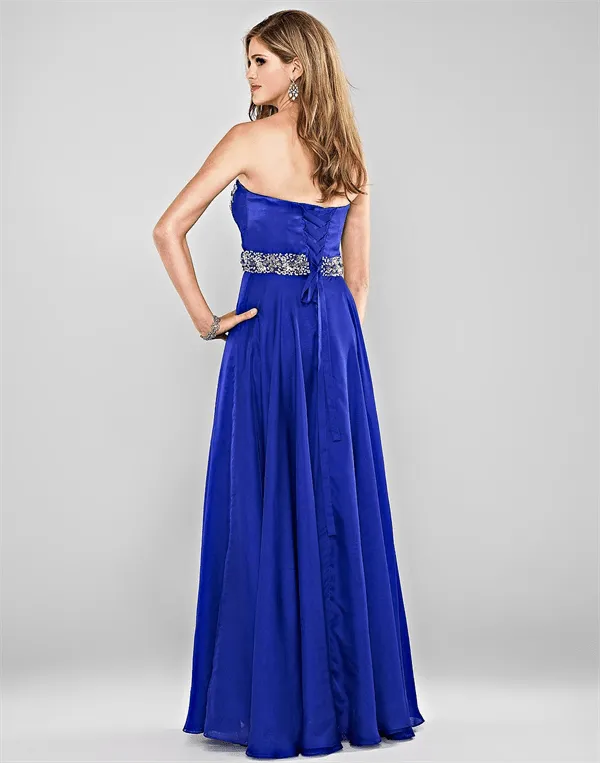 Vestido de Fiesta de Noche de Color Azul que te Sorprenderá ... Vestido de Fiesta de Noche de Color Azul que te Sorprenderá ...