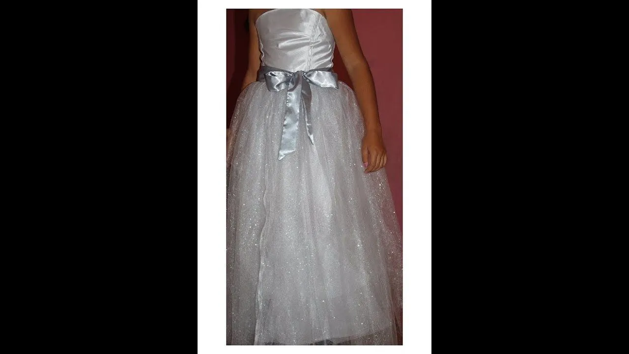 VESTIDO DE GALA DE TUL PARA NIÑAS parte 1 - YouTube VESTIDO DE GALA DE TUL PARA NIÑAS parte 1 - YouTube
