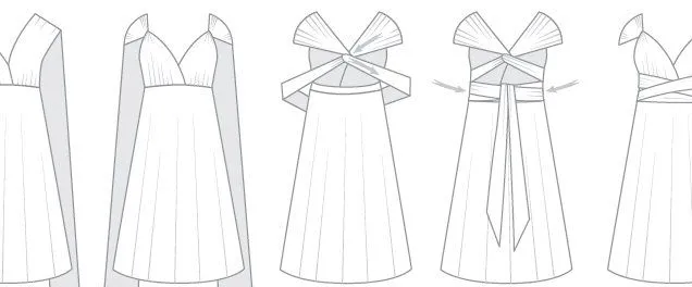 Vestido Infinito Tutoriales y Patrón | EL BAÚL DE LAS COSTURERAS