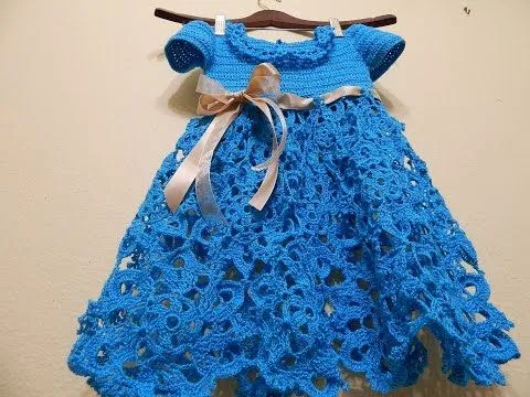 Vestido Linea de Flores parte 1 de 2 - YouTube Vestido Linea de Flores parte 1 de 2 - YouTube