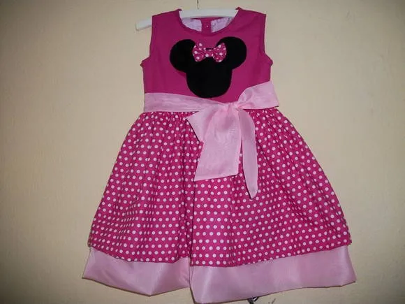 Vestido Minnie Rosa | Elo7