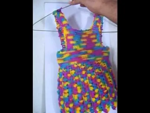 VESTIDO PARA NIÑA 0-3MESES - YouTube
