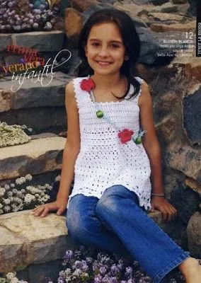 Jumper para Niña tejido en agujas