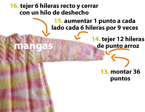 Vestido para niña - Tejiendo Perú... Vestido para niña - Tejiendo Perú...