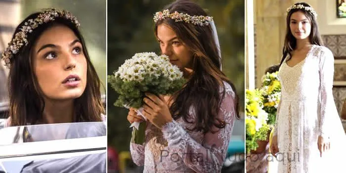 O Vestido de Noiva de Sandra, Isis Valverde, na Novela Boogie ...