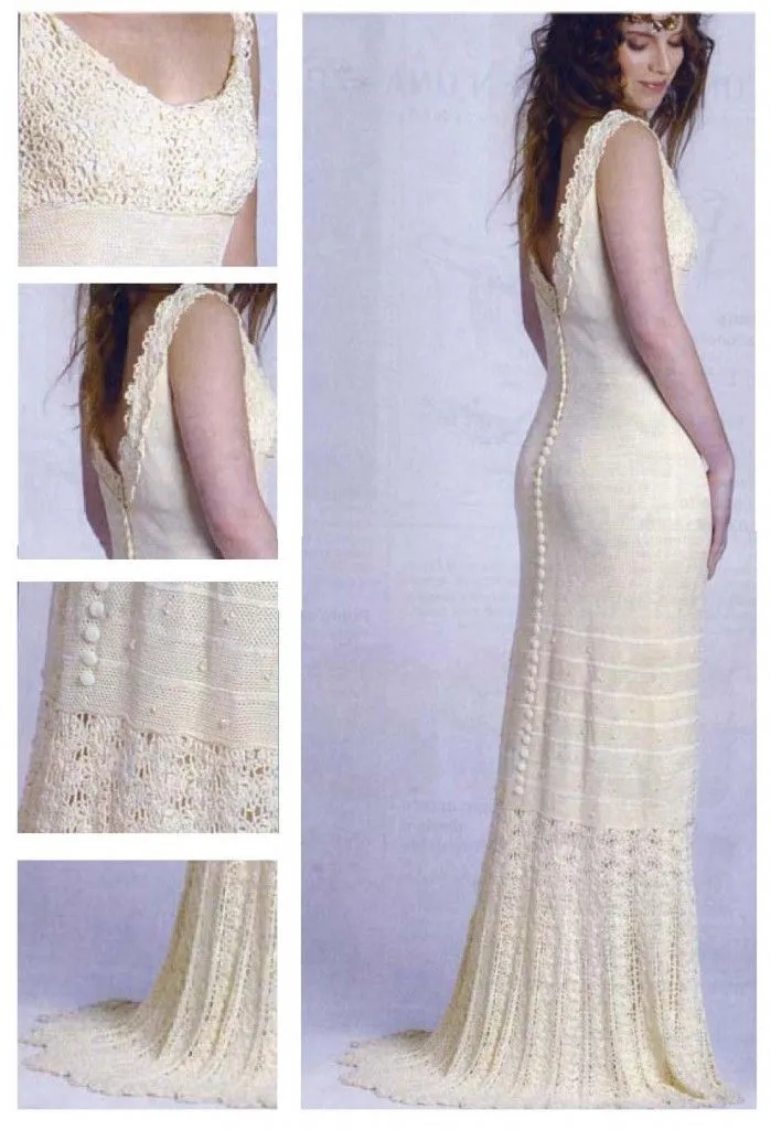 VESTIDO DE NOVIA EN GANCHILLO PASO A PASO | Patrones Crochet ... VESTIDO DE NOVIA EN GANCHILLO PASO A PASO | Patrones Crochet ...
