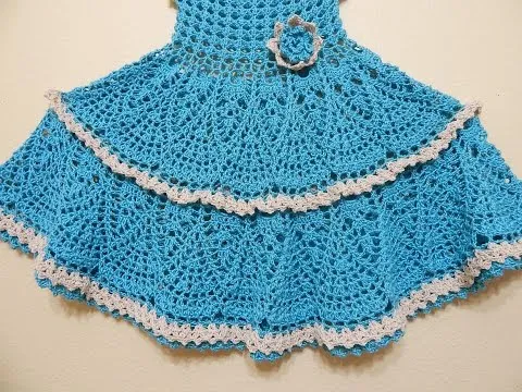 Vestido Olanes para Niña Crochet parte - Youtube Downloader mp3