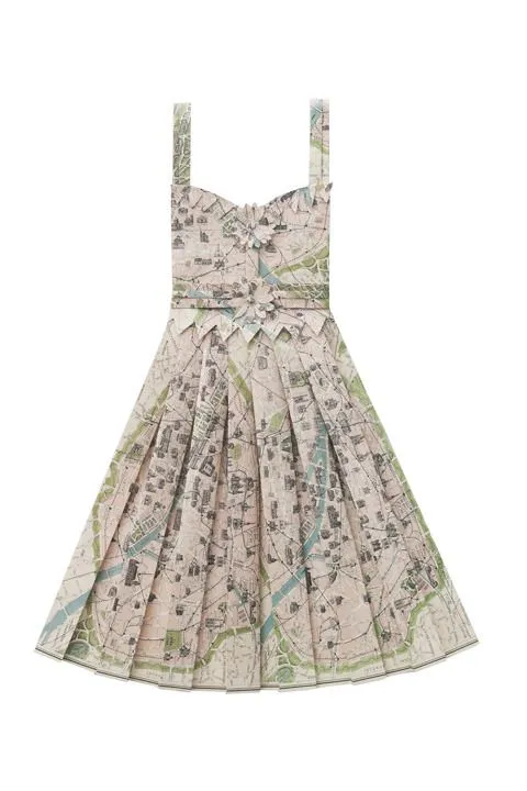 Vestidos con papel periodico - Imagui
