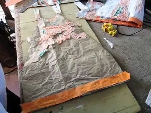 COMO HACER UN VESTIDO DE PAPEL RECICLADO A LA MEXICANA - YouTube COMO HACER UN VESTIDO DE PAPEL RECICLADO A LA MEXICANA - YouTube