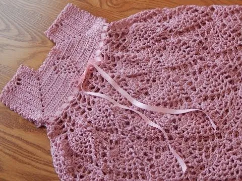 Vestido de Piñas Crochet parte 1 de 3 - YouTube