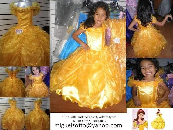 Vestido de la Princesa La Bella y la bestia por miguelzottoyahoocom Vestido de la Princesa La Bella y la bestia por miguelzottoyahoocom