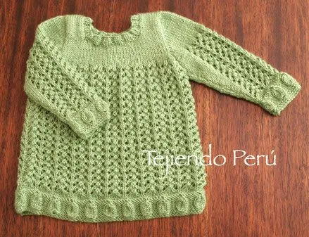 Vestido en varios puntos - Tejiendo Perú