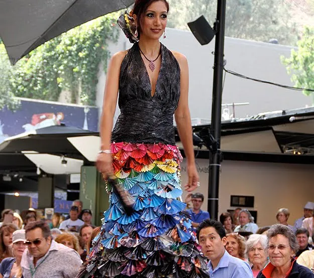Vestido reciclado