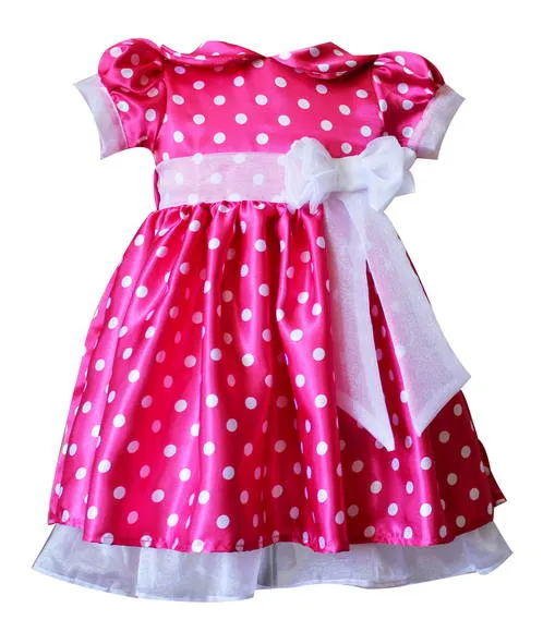 Vestido mimi rosa infantil - Imagui