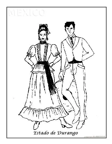 vestido sinaloa costa | Trajes típicos para colorear estado de ... vestido sinaloa costa | Trajes típicos para colorear estado de ...