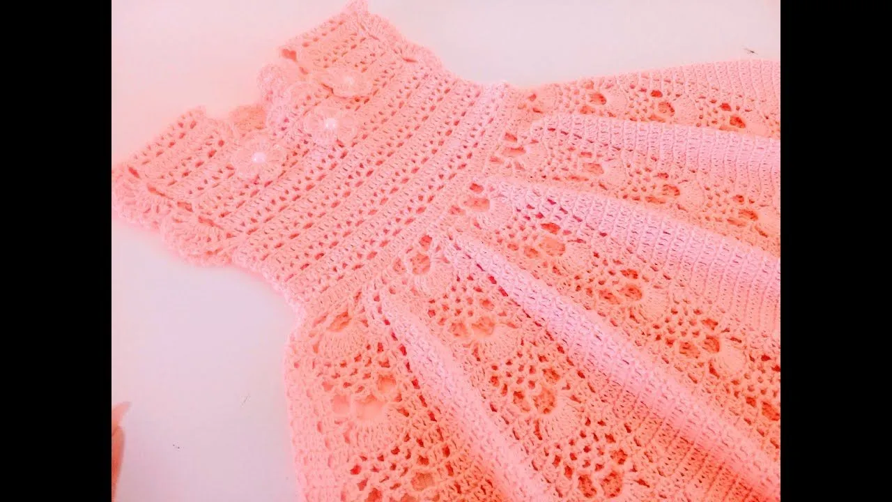 Vestido tejido a crochet o ganchillo - 1 de 2 - YouTube Vestido tejido a crochet o ganchillo - 1 de 2 - YouTube