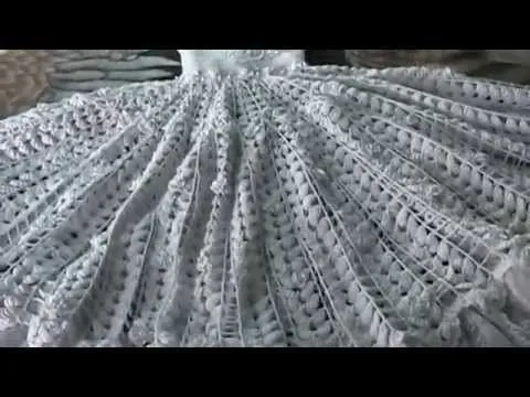 VESTIDO TEJIDO A MANO - YouTube
