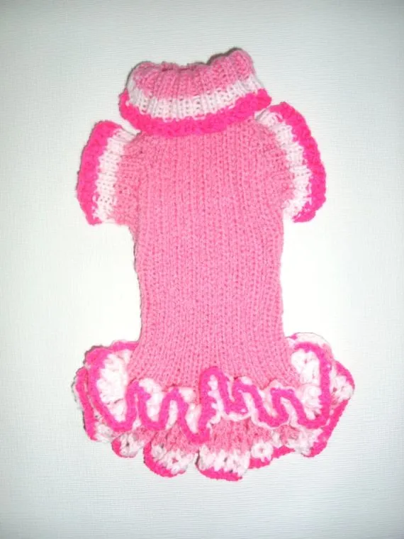 Vestido tejido para perros-Chihuahua vestido por Billeshop en Etsy Vestido tejido para perros-Chihuahua vestido por Billeshop en Etsy