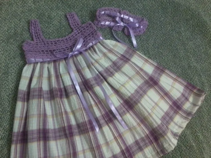 Vestidos Tejidos Crochet Para Imagui Mine | Vestido tejido niña ... Vestidos Tejidos Crochet Para Imagui Mine | Vestido tejido niña ...