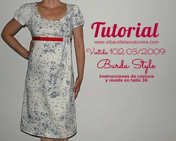 Vestido de verano talle imperio | EL BAÚL DE LAS COSTURERAS Vestido de verano talle imperio | EL BAÚL DE LAS COSTURERAS