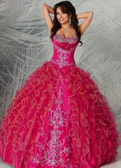 Vestidos de quince con volados | AquiModa.com: vestidos de boda ... Vestidos de quince con volados | AquiModa.com: vestidos de boda ...