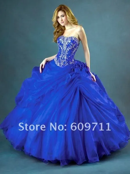 Vestidos de 15 color azul francia - Imagui