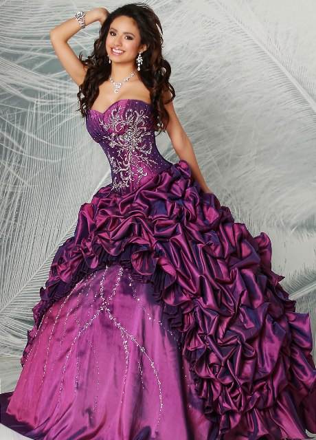 Vestidos de quince con volados | AquiModa.com: vestidos de boda ...