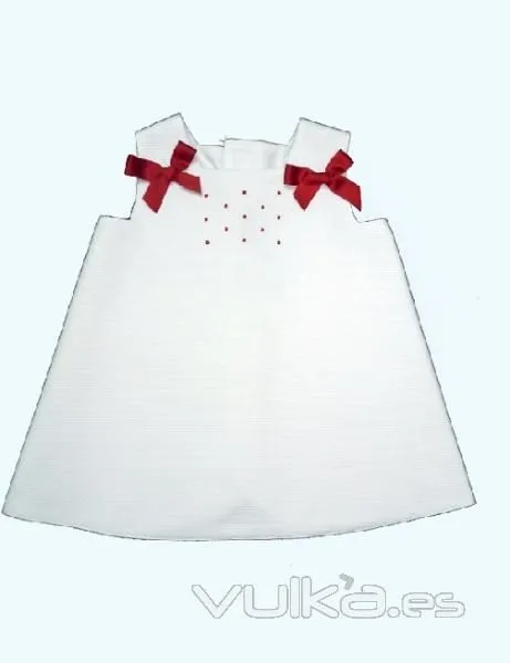 Vestidos bordados para bebés - Imagui
