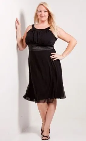 VESTIDOS PARA UN COCTEL : PARA GORDITAS: ROPA MAQUILLAJE PEINADOS ...