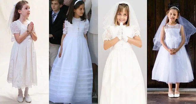 Vestidos de comunión de niña: cómo vestirla para su Primera Comunión
