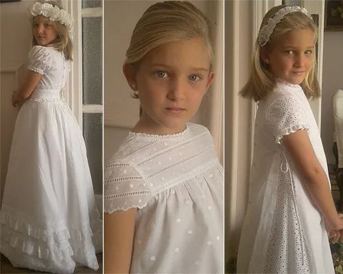 Los vestidos de Primera Comunión para niñas 2012 Los vestidos de Primera Comunión para niñas 2012