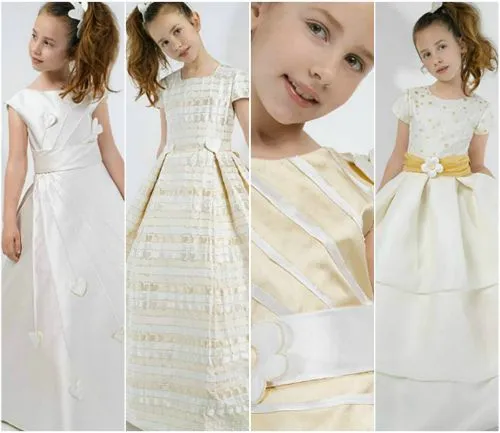 Los vestidos de Primera Comunión para niñas 2012 Los vestidos de Primera Comunión para niñas 2012