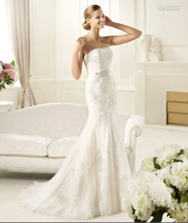 Tres vestidos de corte sirena para novias | Preparar tu boda es ... Tres vestidos de corte sirena para novias | Preparar tu boda es ...