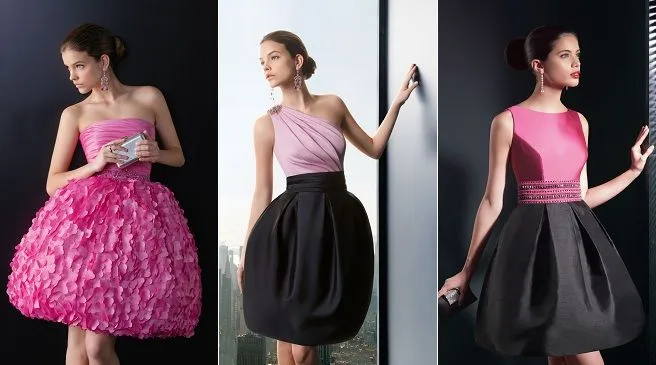 Vestidos cortos de fiesta Rosa Clará 2013