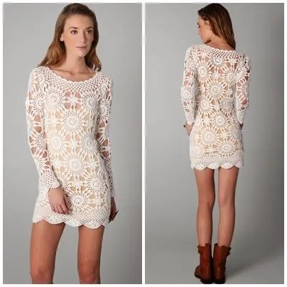 Vestidos de crochê com receita on Pinterest | Crochet Dresses ... Vestidos de crochê com receita on Pinterest | Crochet Dresses ...