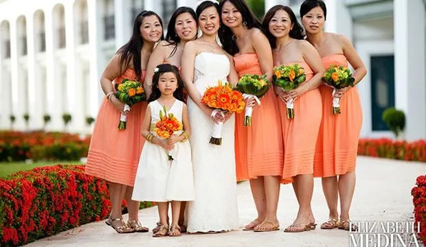 Vestidos damas de honor para boda en la playa : Fiancee Bodas