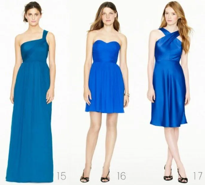Vestidos para damas de honor para una boda en primavera