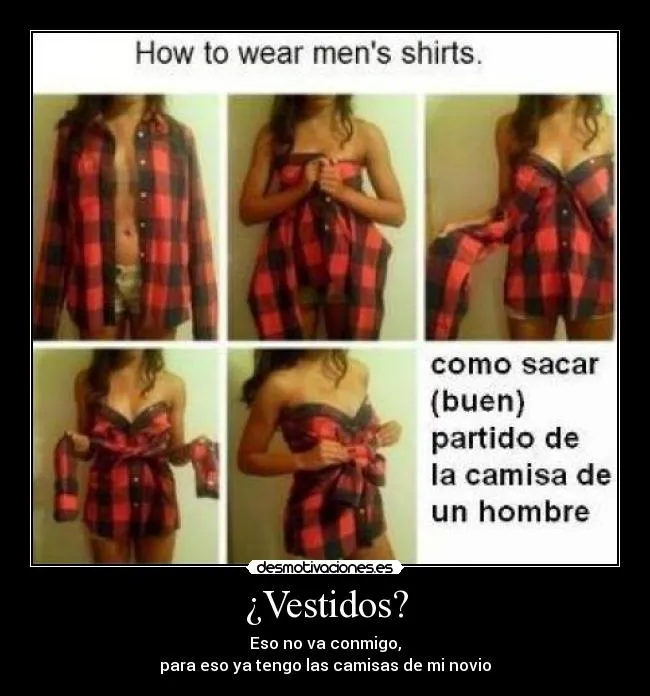 Vestidos? | Desmotivaciones